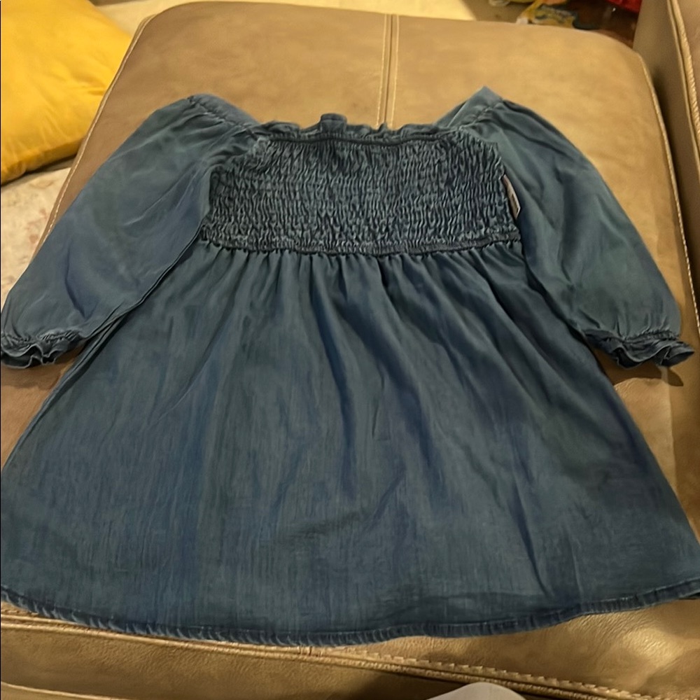 Elegant Blue Kids Casual Dress